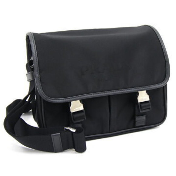 Prada Shoulder Bag Black Crossbody - Picture 1 of 8